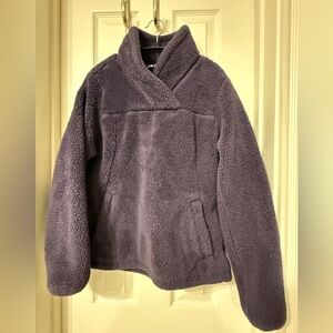 North Face Campshire Shawl Collar Sherpa Pullover Women's Size Medium